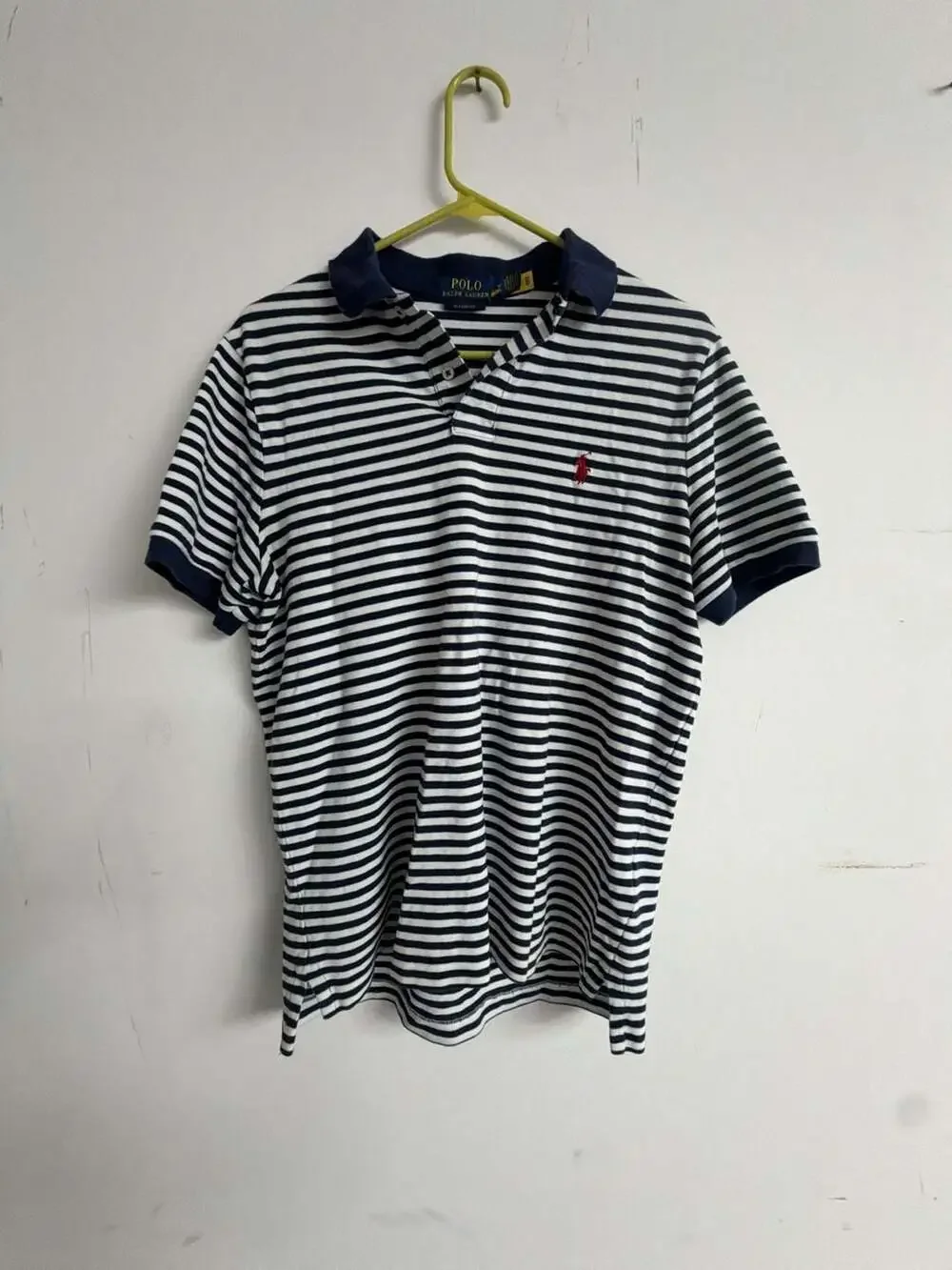Polo Ralph Lauren Men's Classic Fit Striped Mesh Polo Shirt